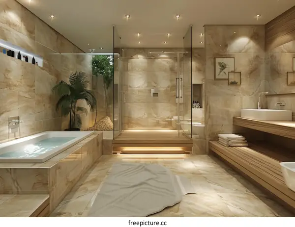 Luxury Modern Spa Bathroom Design
