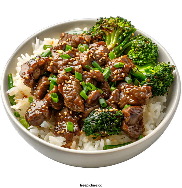 [Transparent Background PNG]Beef and broccoli