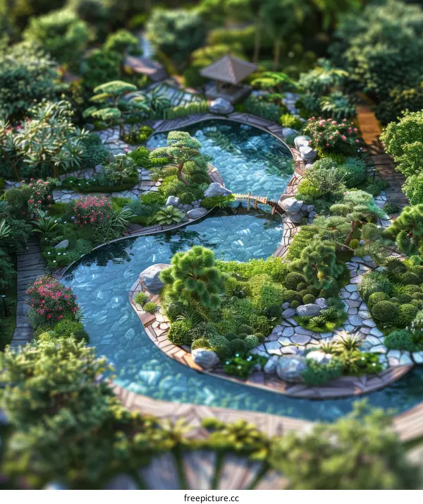 Conceptual Miniature Landscape Design