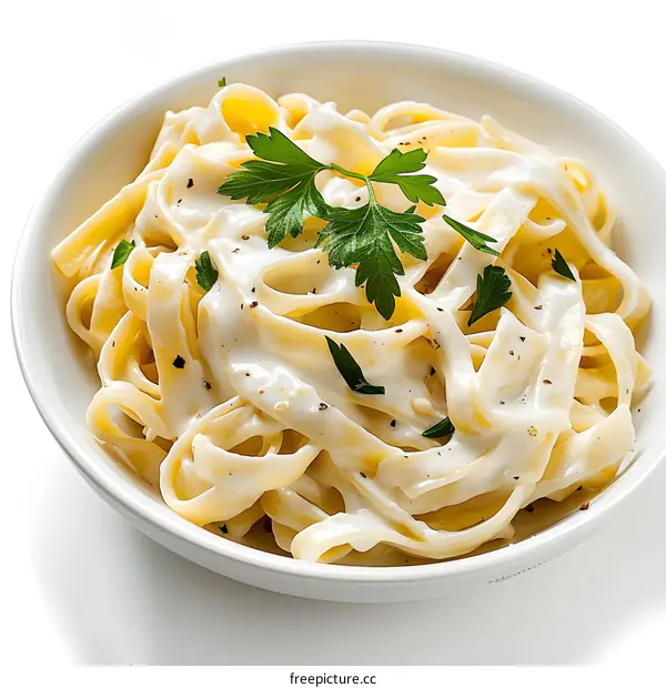 Fettuccine Alfredo Pasta Dish