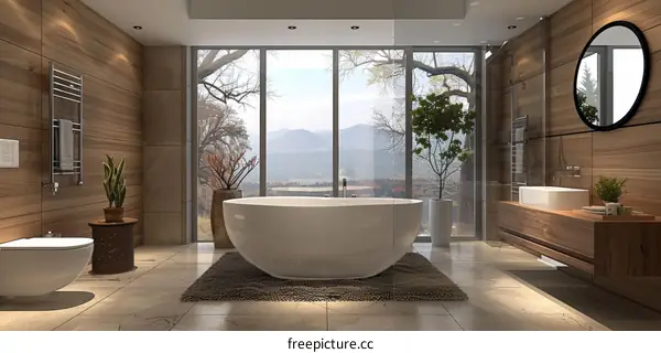 Modern Luxury Spa Bathroom Interior Design