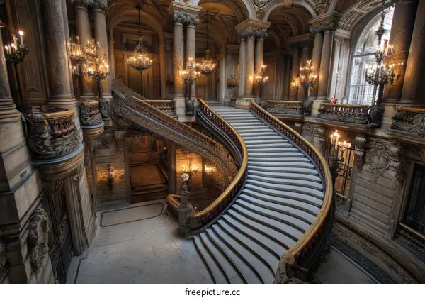 Grand Staircase of the Paris Opera House