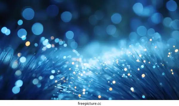 Abstract Fiber Optics Technology Background