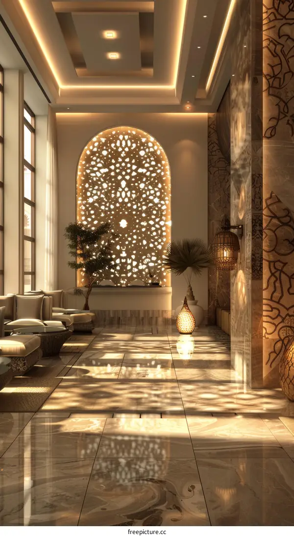 Elegant Arabian Style Interior Design