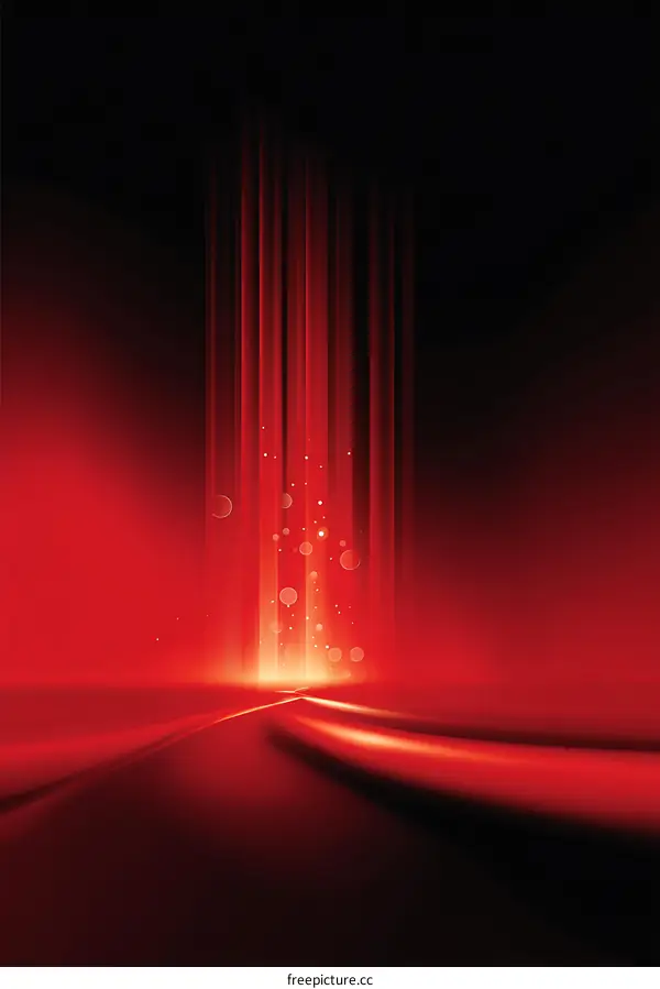 Abstract Red Light Effect Background Design