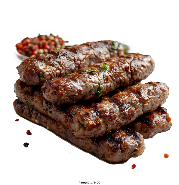 [Transparent Background PNG]Delicious and juicy cevapcici