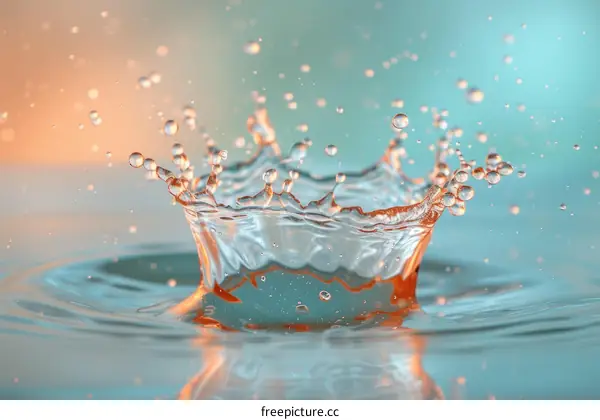 water splash photography