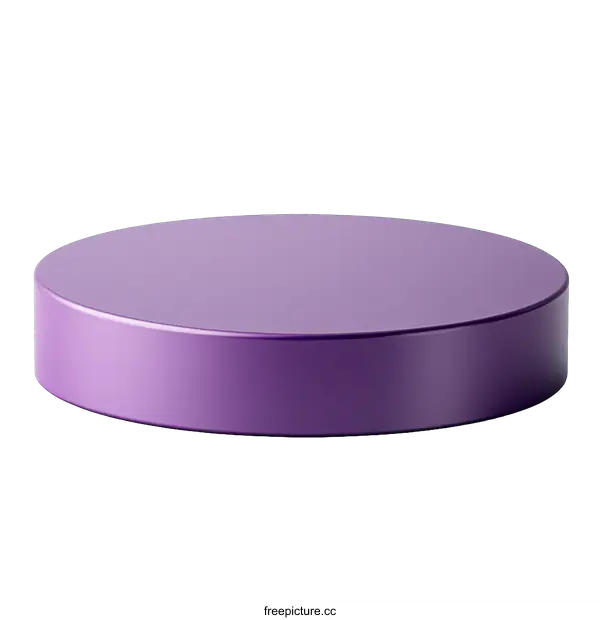 [Transparent Background PNG]Purple Round Display Stage for Product Presentation