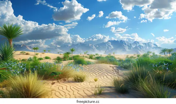Oasis in the Desert: A Breathtaking Landscape