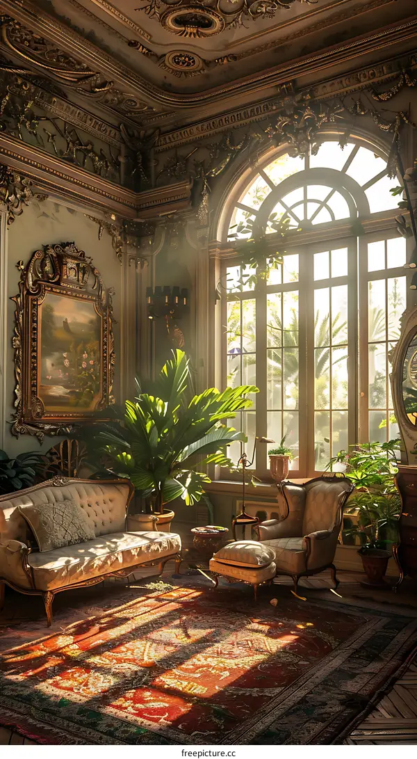 Vintage Interior Luxury Living Room