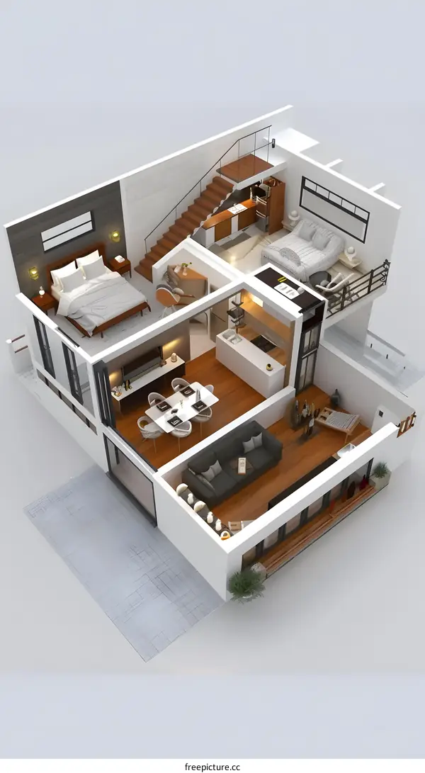 Modern House Interior Design Floor Plan