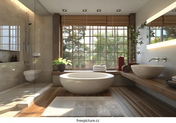 Japanese style bathroom