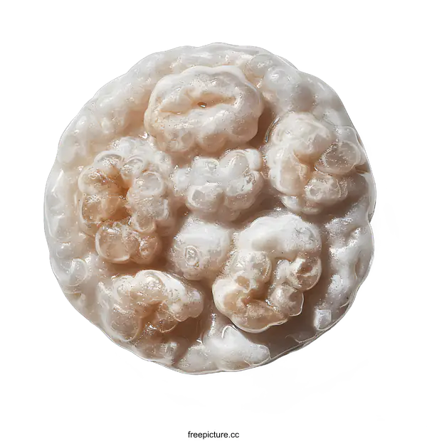 [Transparent Background PNG]Round Soap Bar with Nuts