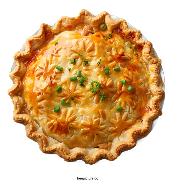 [Transparent Background PNG]Delicious Chicken Pot Pie