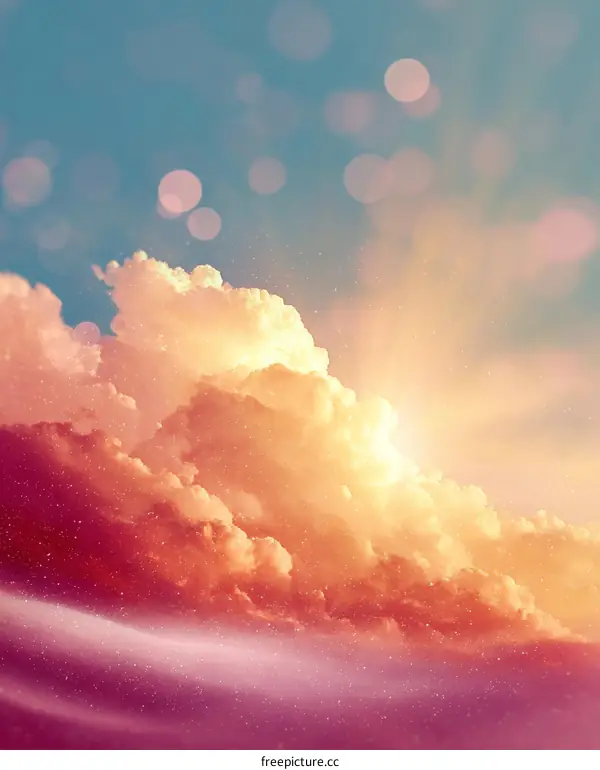 Stunning Sunrise Sky with Dramatic Clouds