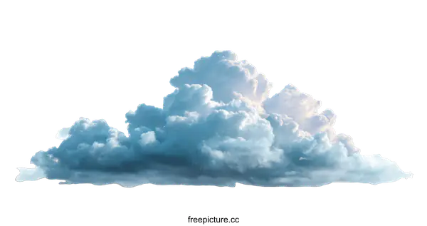 [Transparent Background PNG]Beautiful Fluffy Clouds in the Sky