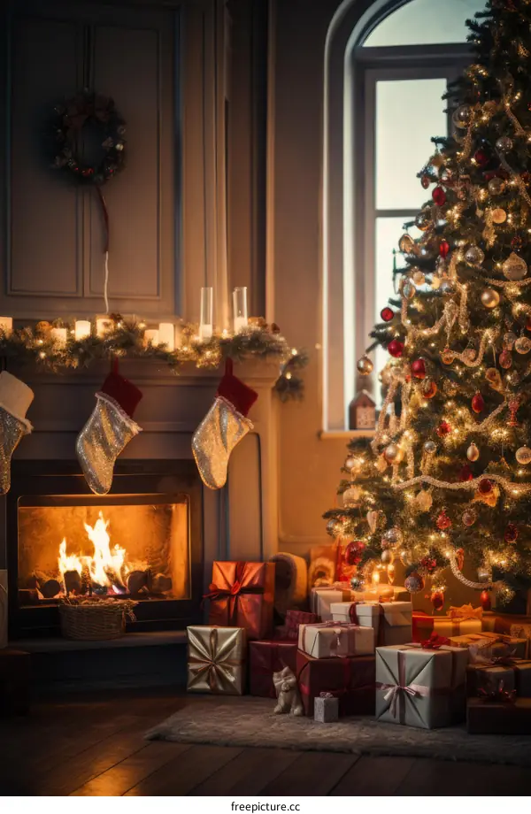 Exquisitely Decorated Christmas Tree