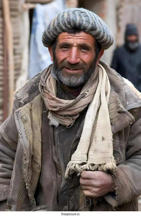Portrait of a Middle Eastern Man with a Warm Smile