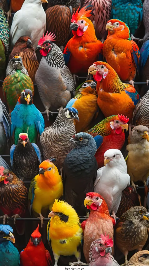 A Diverse Menagerie of Feathered Friends
