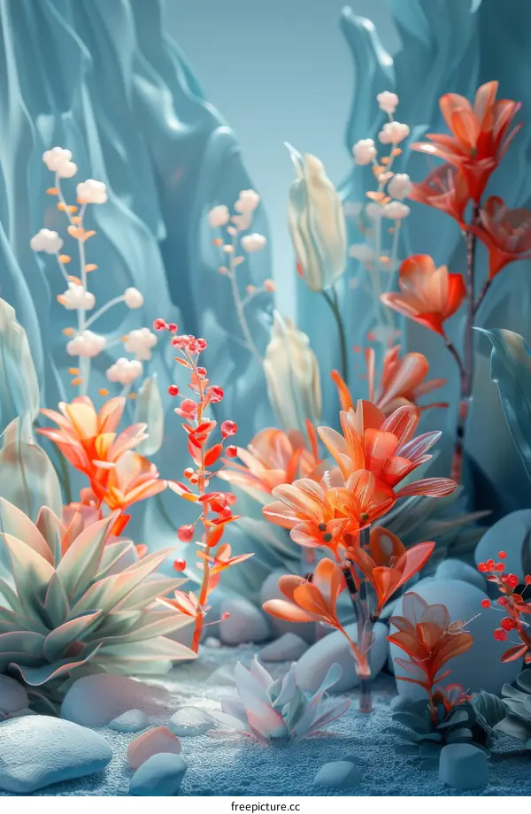Stunning 3D Render of a Coral Reef