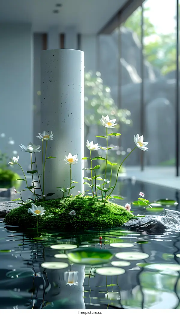 The beauty of nature in a modern space