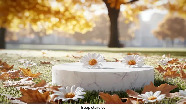 Autumn Park Product Display Platform