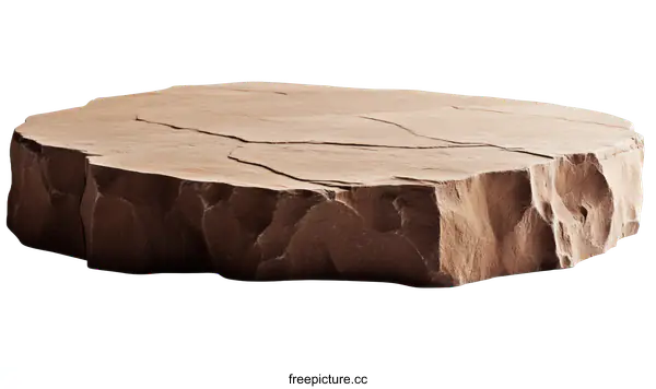 [Transparent Background PNG]Decorative Stone Slab with Natural Textures