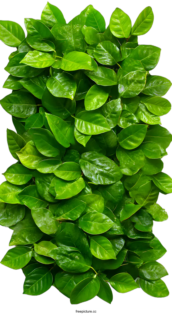 [Transparent Background PNG]Green Leaves On White Background Nature Photography