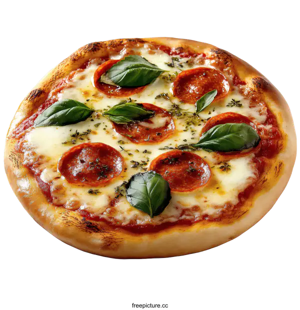 [Transparent Background PNG]Delicious Pepperoni Pizza Slice