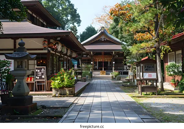 A Shinto Shrine in Japan