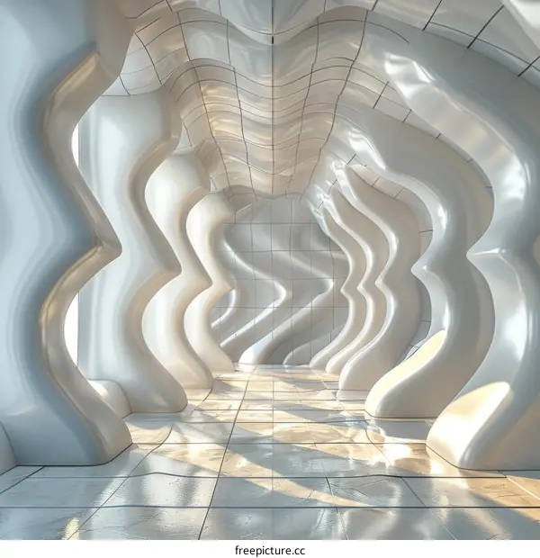 Abstract Modern Architectural Interior Design