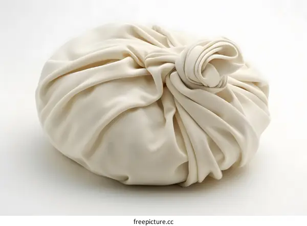 White Fabric Tied in a Knot