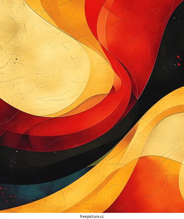 Colorful abstract painting