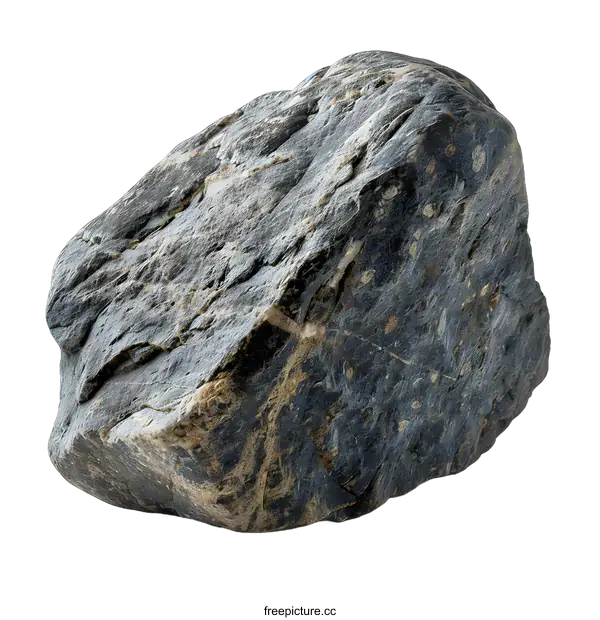 [Transparent Background PNG]Gray Rock With White Background