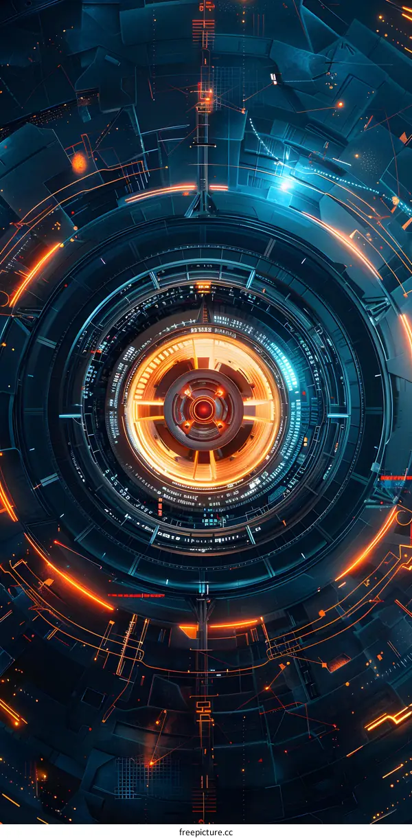 futuristic technology background
