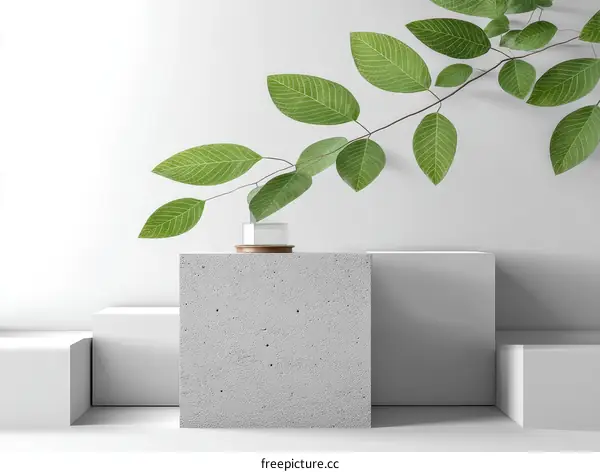 Modern Minimalist Plant Display Design