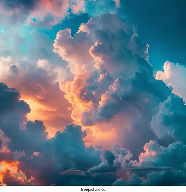 Dramatic Sunset Cloudscape