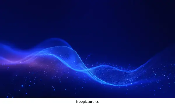 Abstract Digital Wave Design Background