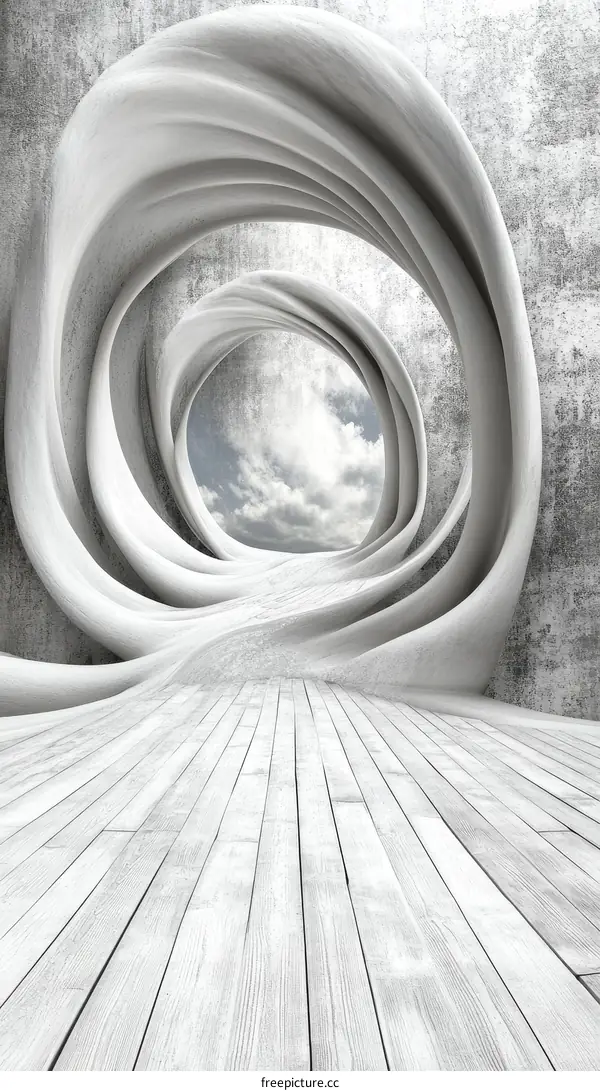 Abstract Modern Architecture Interior Design