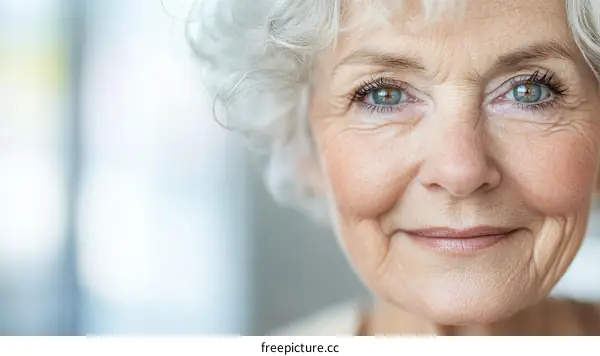 Close Up Portrait of a Senior Woman