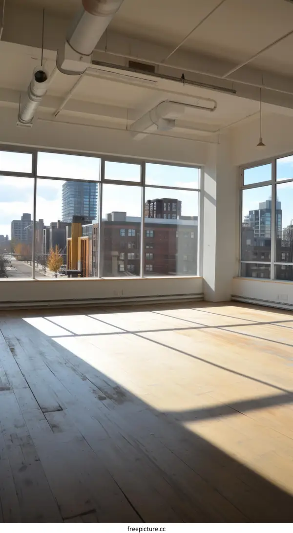 Spacious Loft with Large Windows and Natural Light