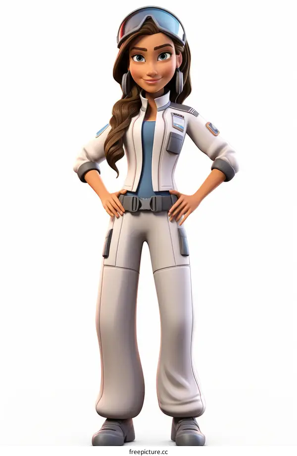 Disney female astronaut cartoon character