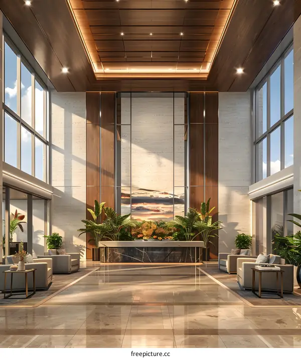 hotel lobby interior design