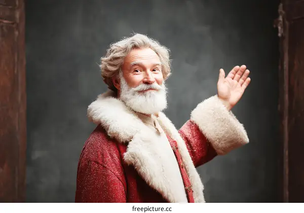 Santa Claus Welcoming Portrait