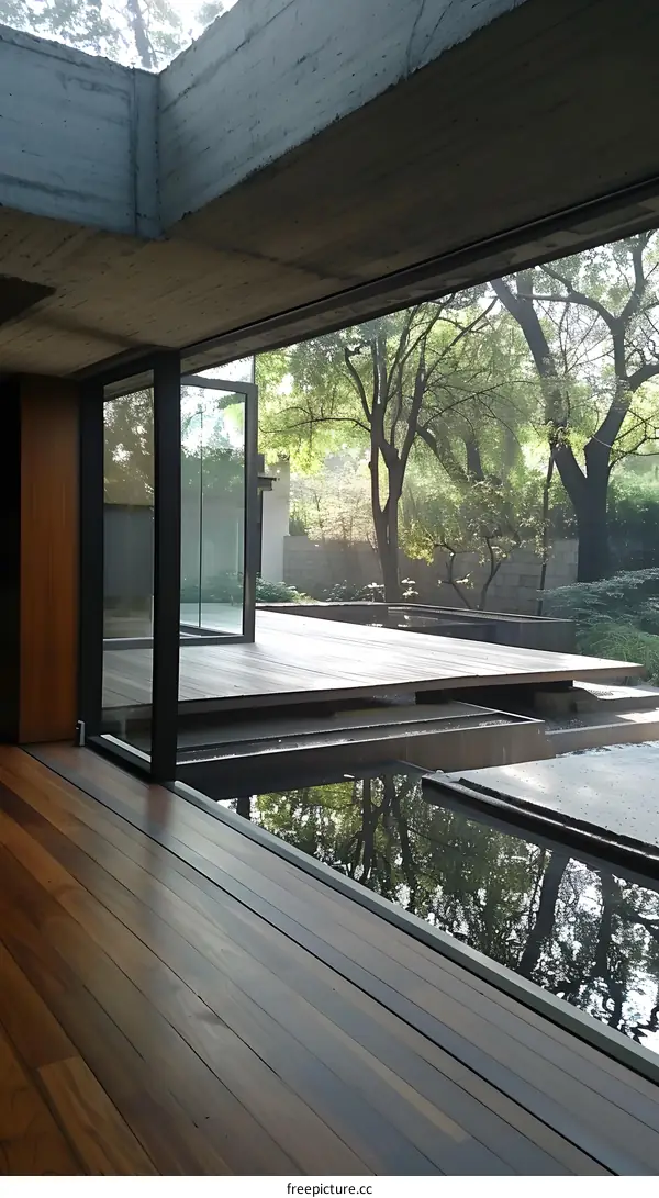 Modern Interior Design with Large Windows