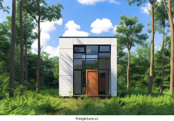 Small Modern House in the Woods