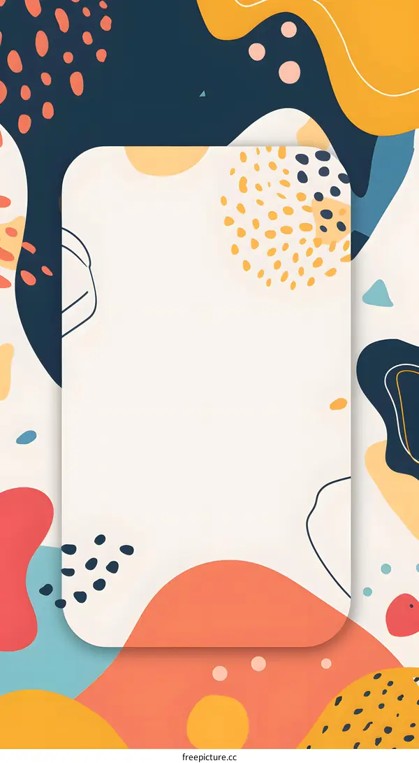 Abstract Colorful Shapes Background Design