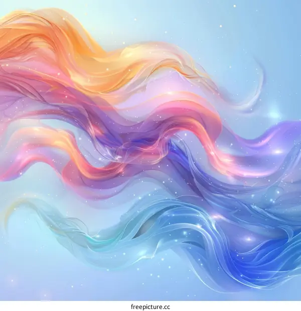 Abstract Colorful Background - Dynamic Brushstrokes and Vibrant Hues