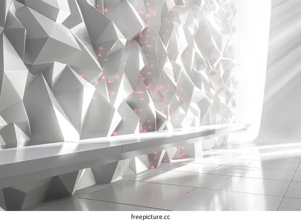 Futuristic White Corridor