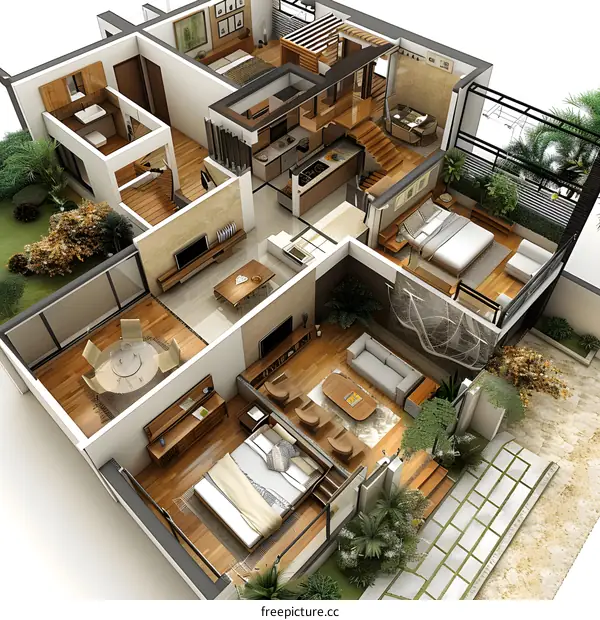 House interior design